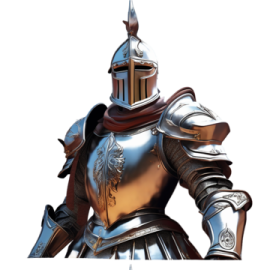 an image of a knight in armor