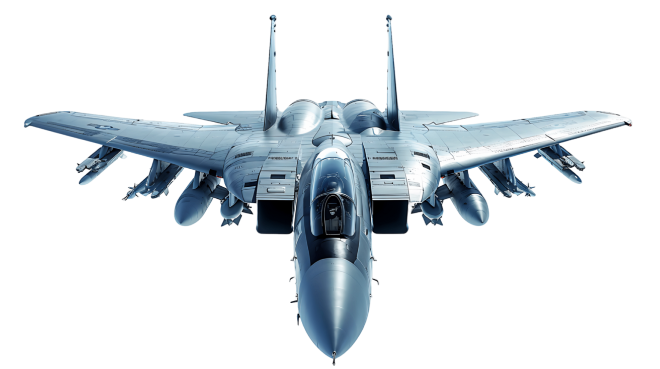 a fighter jet flying in the air