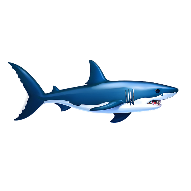 a shark with an open mouth
