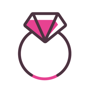 a ring with a diamond on it