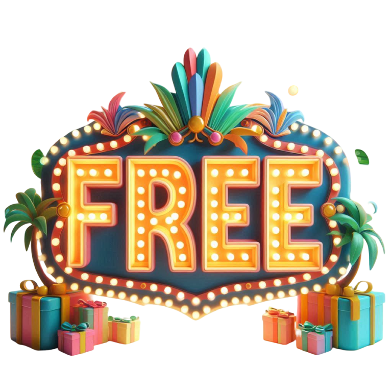 a neon sign with the word free on it