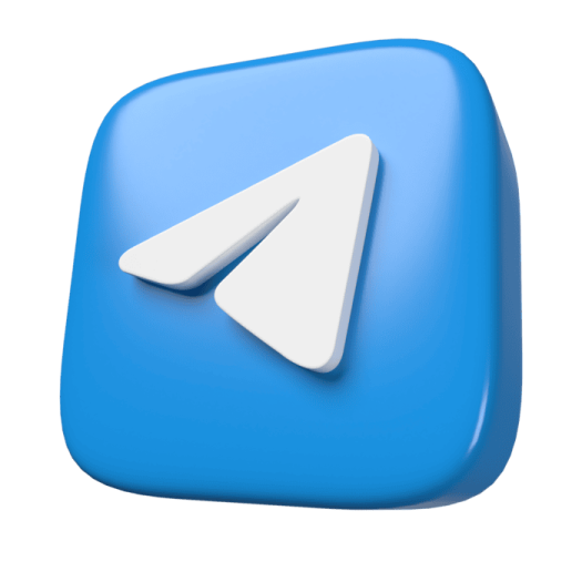 a white arrow icon on a blue square button