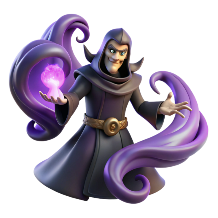 an image of a cartoon character with purple hair