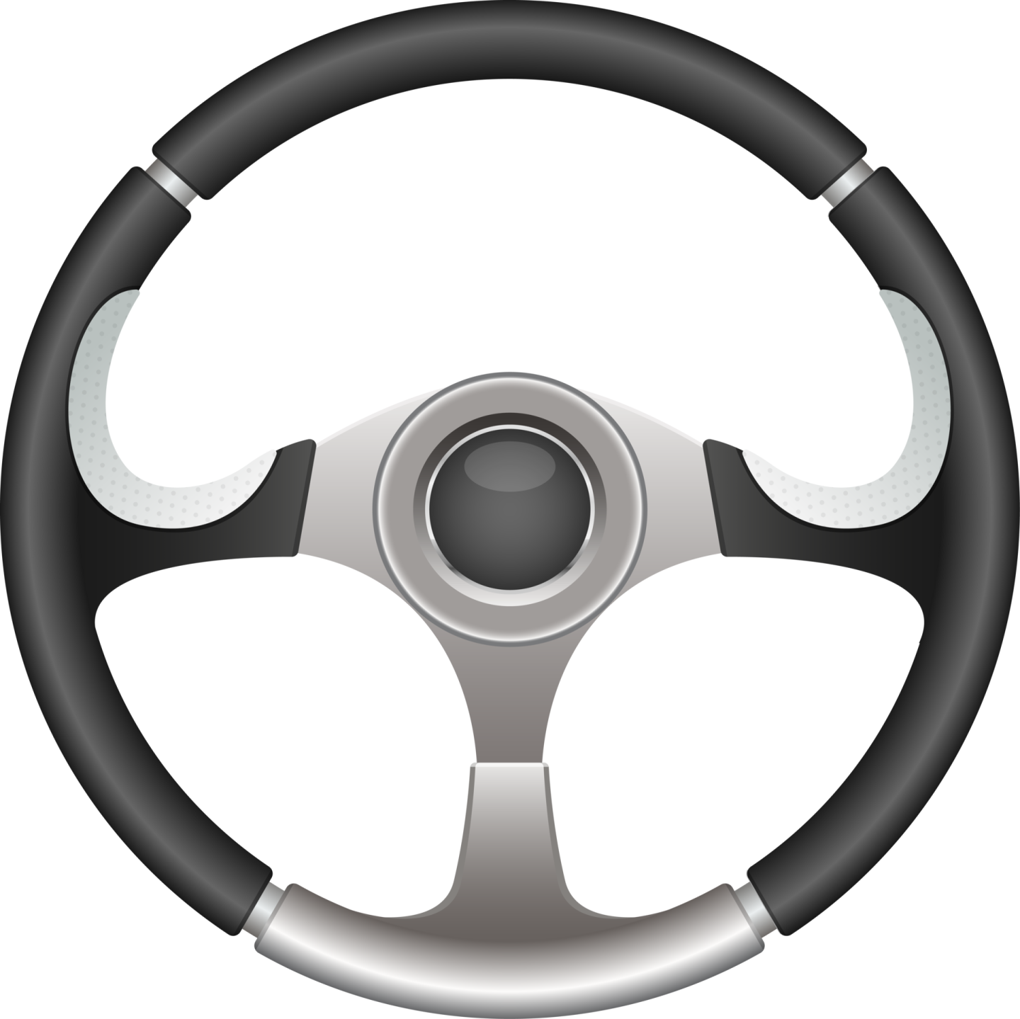 a steering wheel on a white background