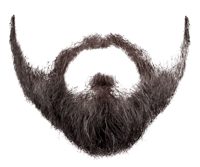 an image of a man's hair and beard