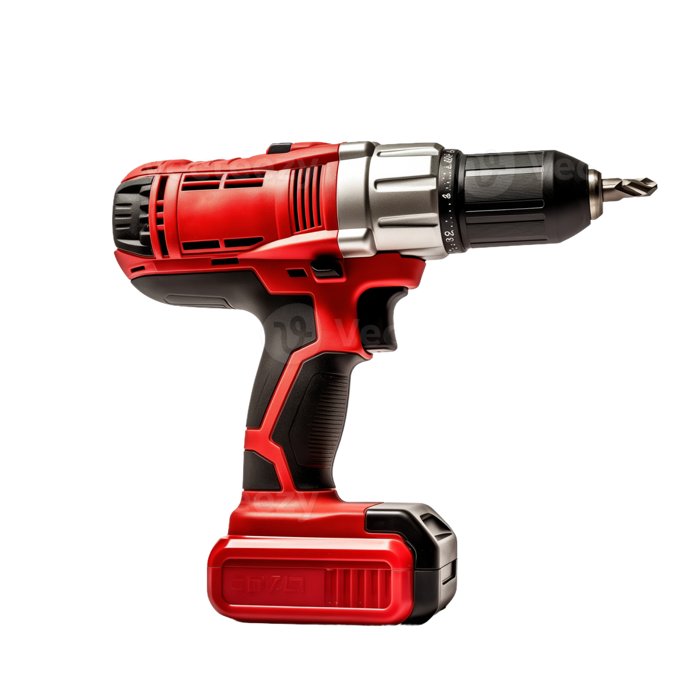 a cord driller on a white background