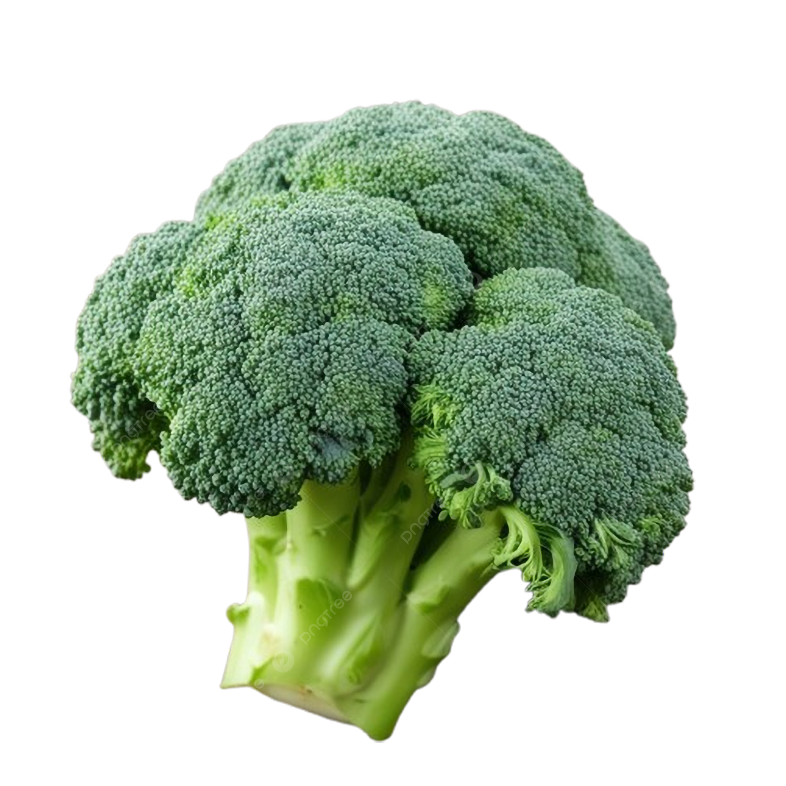 a close up of a piece of broccole