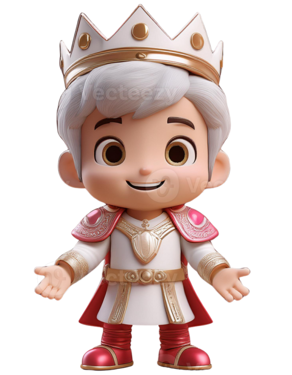 an image of a cartoon character wearing a crown