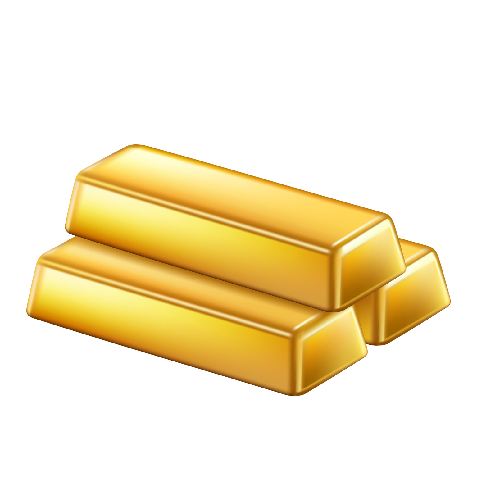 two gold bars