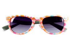 a pair of sunglasses on a white background