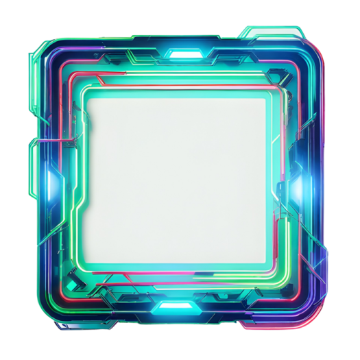an image of a multi - colored plastic frame