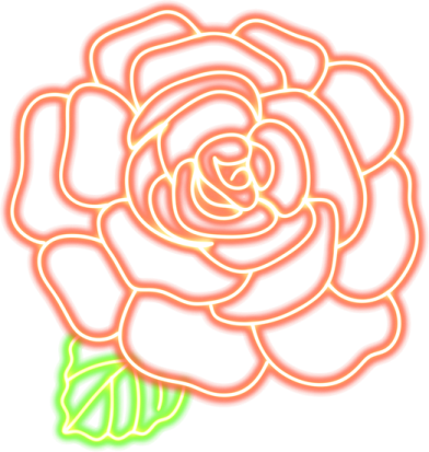 a white rose with green leaves on it