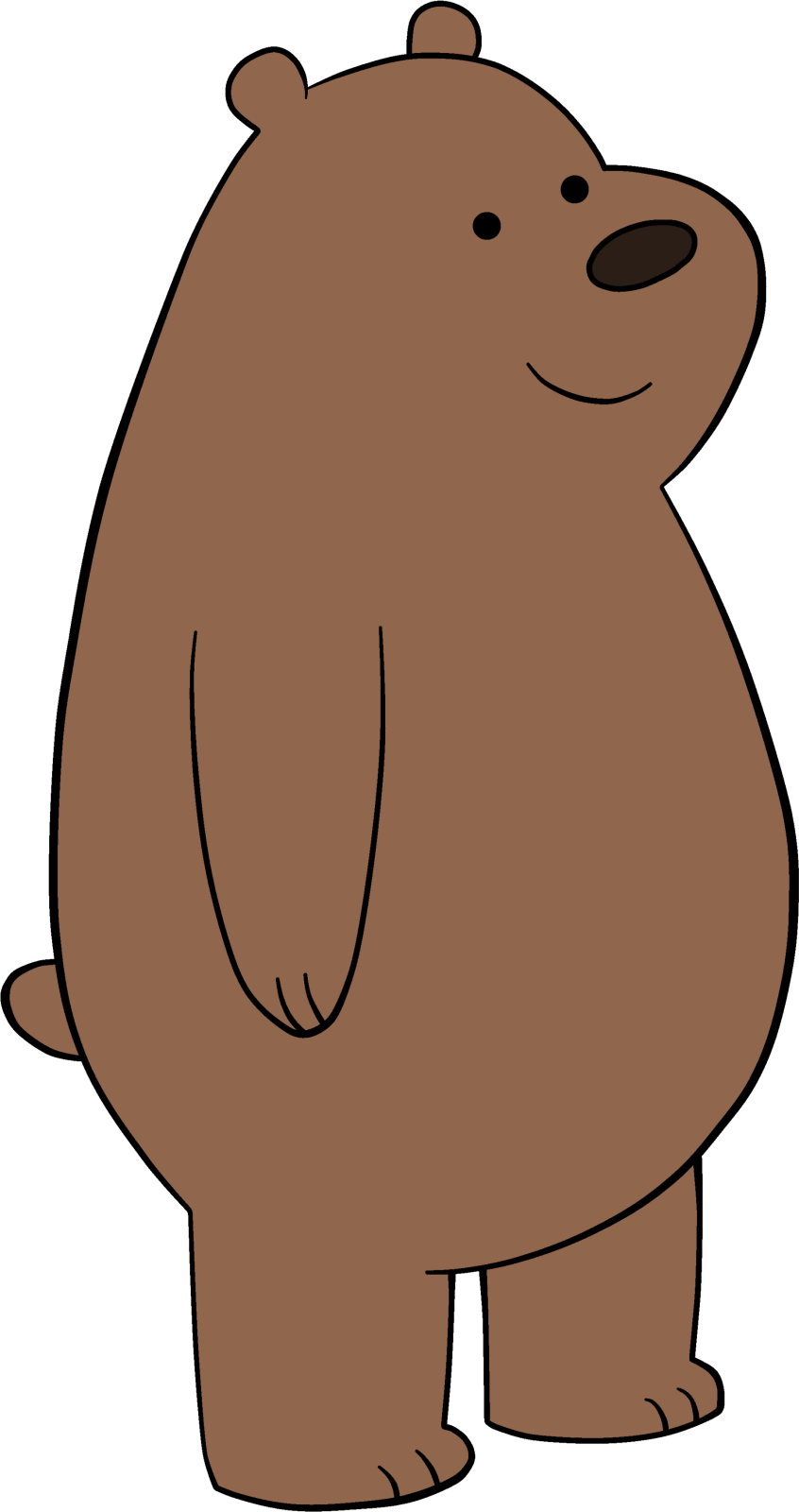 a brown bear standing on its hind