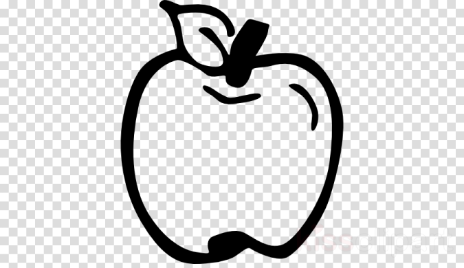 a black and white apple icon on a transparent background
