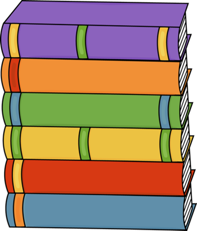 a stack of books