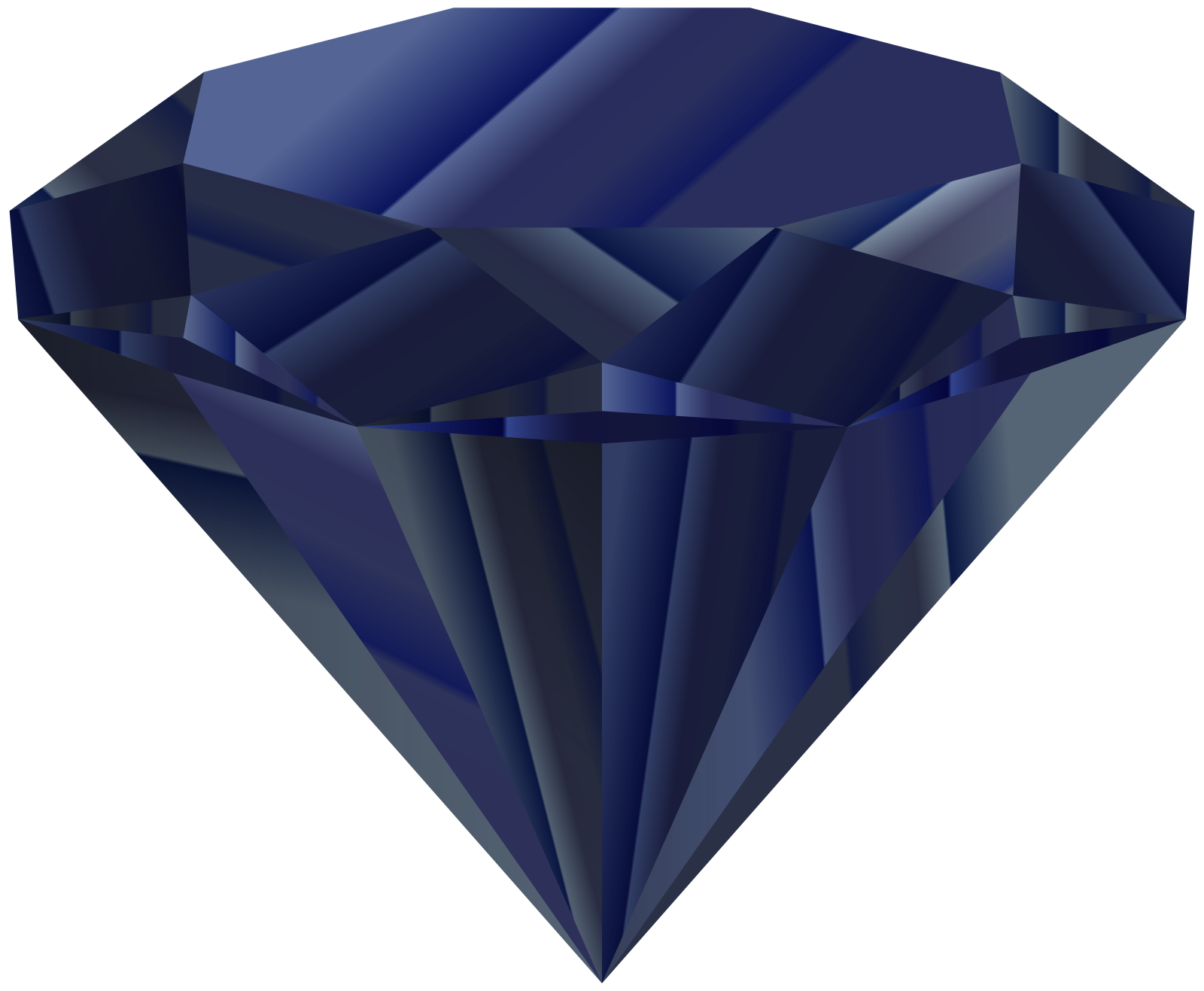 a blue diamond on a white background