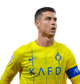 a man wearing a yellow shirt with blue writing on it