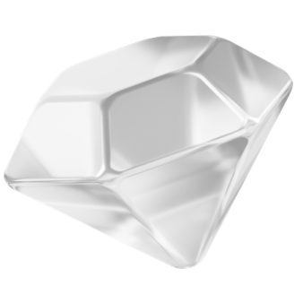 a white paper plate with a triangular shape