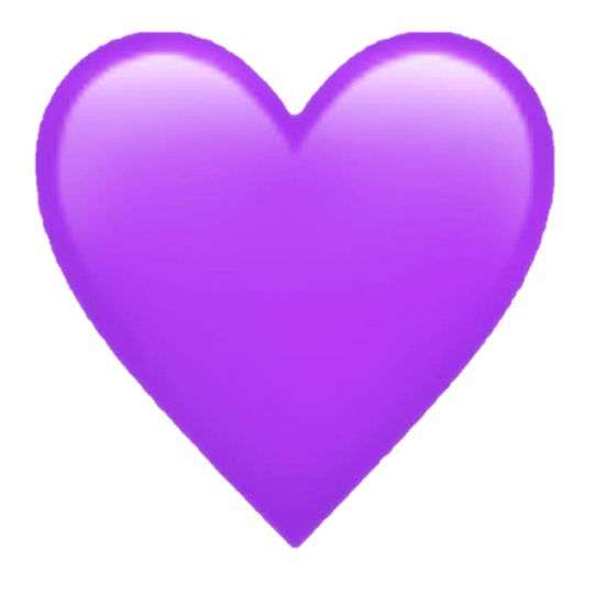 a purple heart shaped balloon