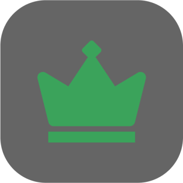 a green crown icon