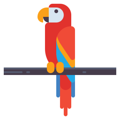 a colorful parrot sitting on a branch
