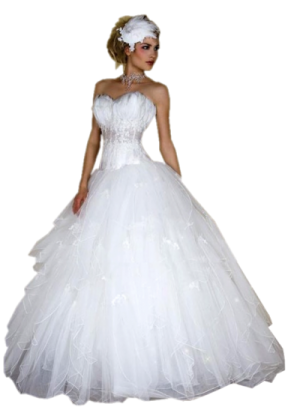 a woman wearing a white wedding dress