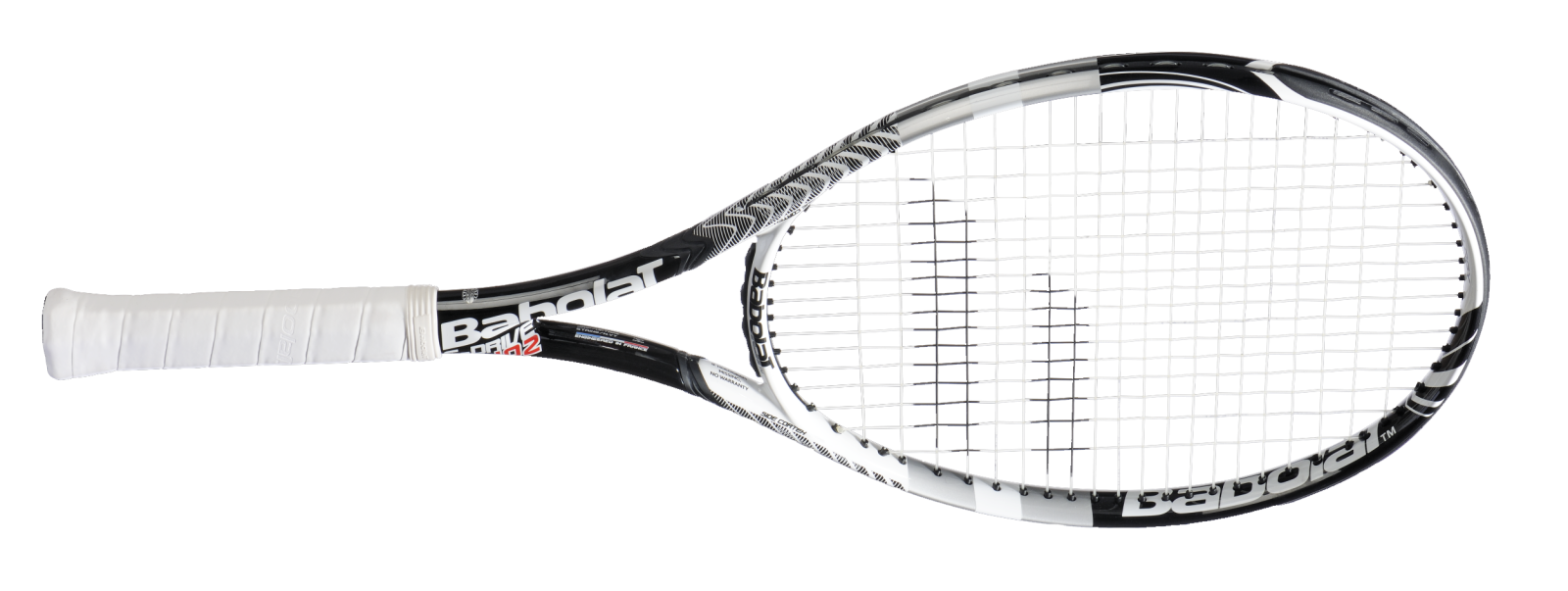 a tennis racket on a white background