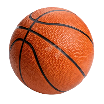a basketball ball on a white background
