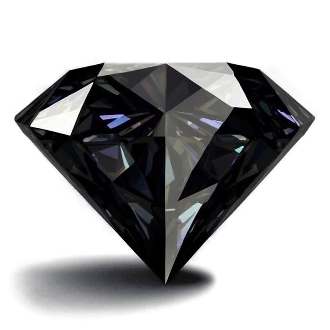 a black diamond on white background
