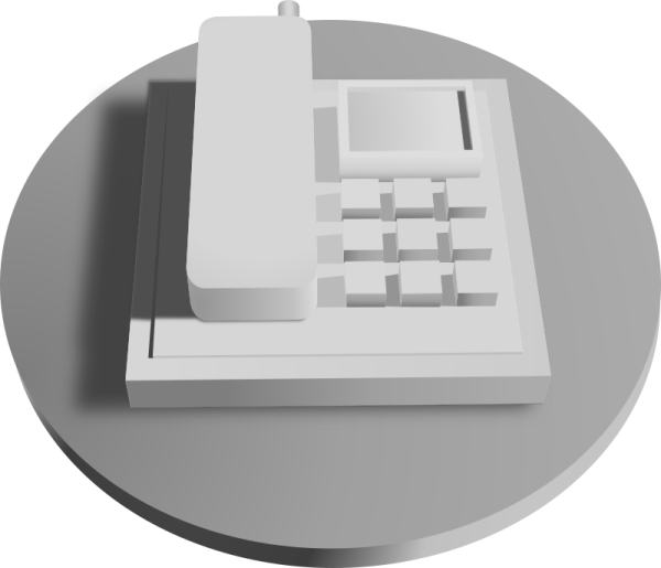 an image of a white object on a gray surface