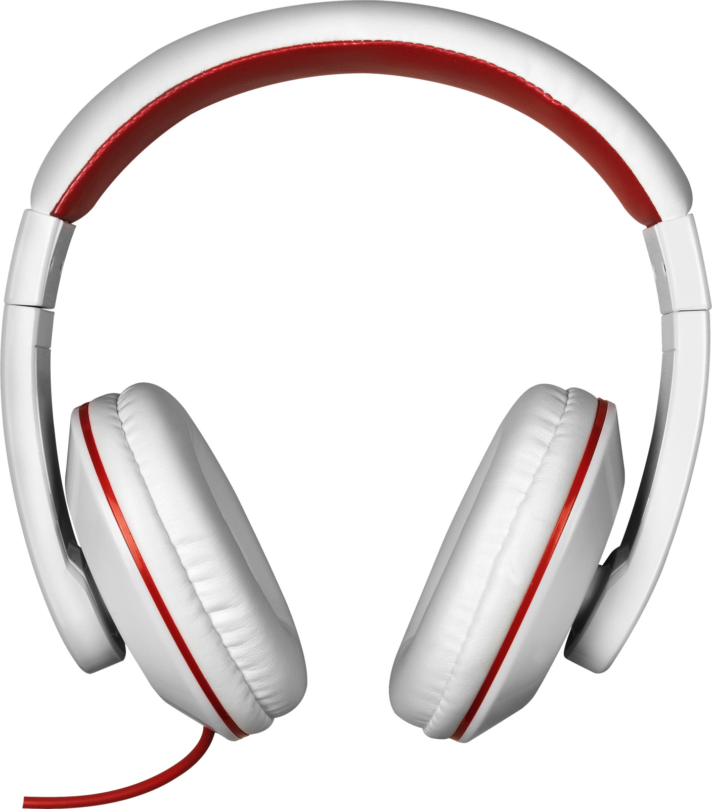 a pair of headphones on a white background