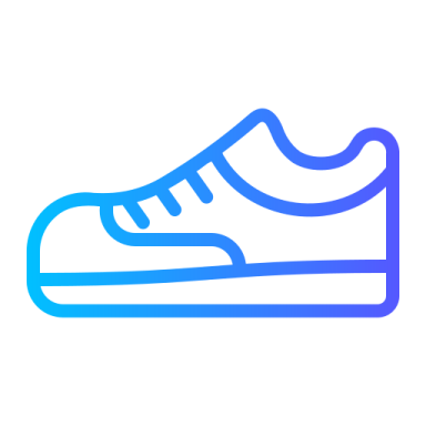 a pair of running shoes