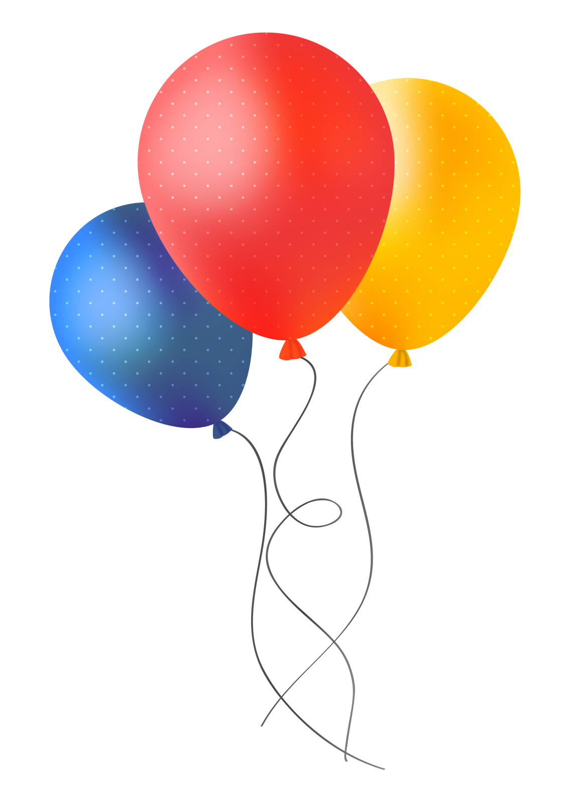 a bunch of balloons on a white background