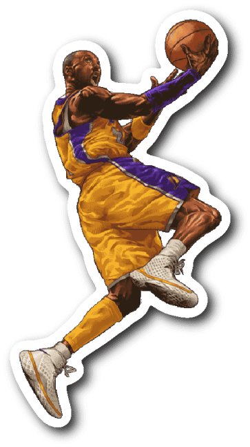 a basketball player with a ball in his hand
