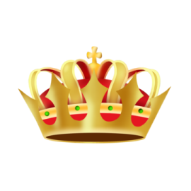 a crown on a white background
