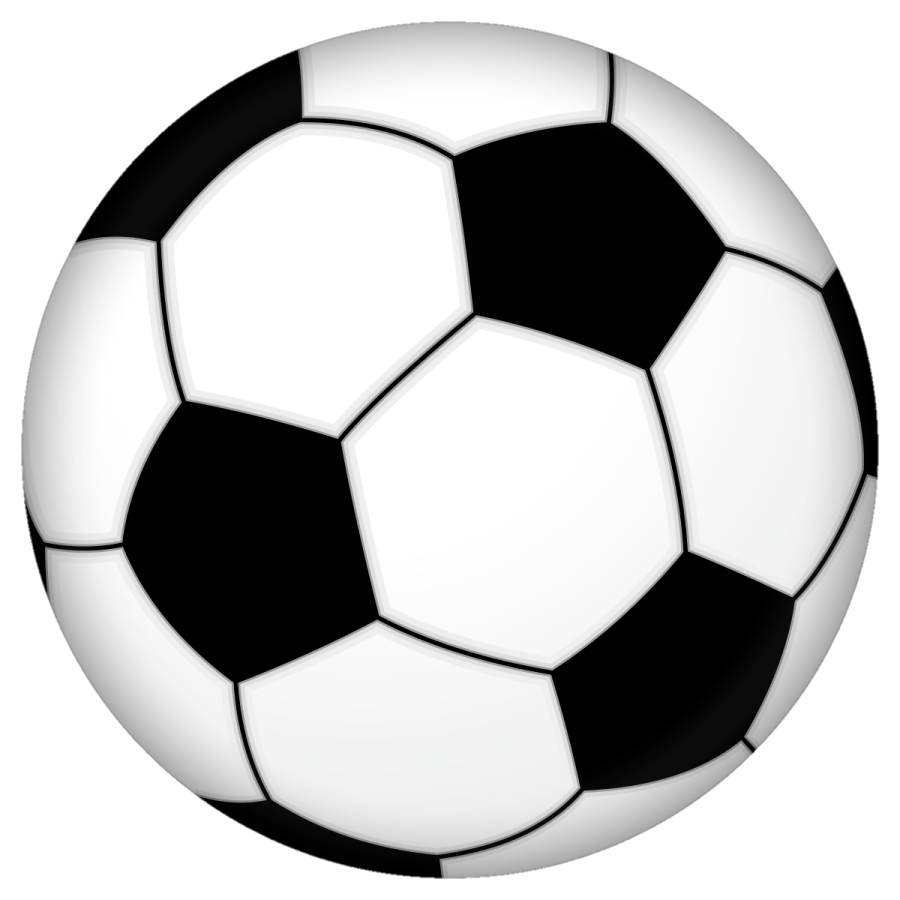 a soccer ball on a white background