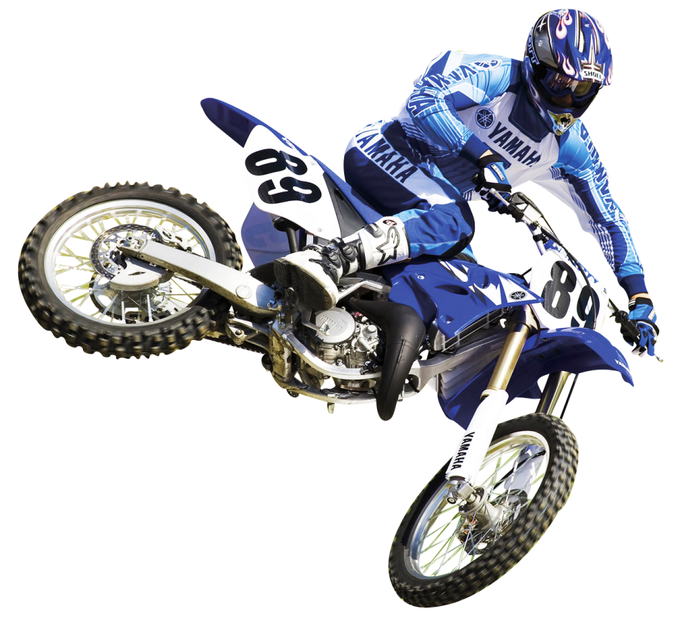 a person on a dirt bike doing a trick
