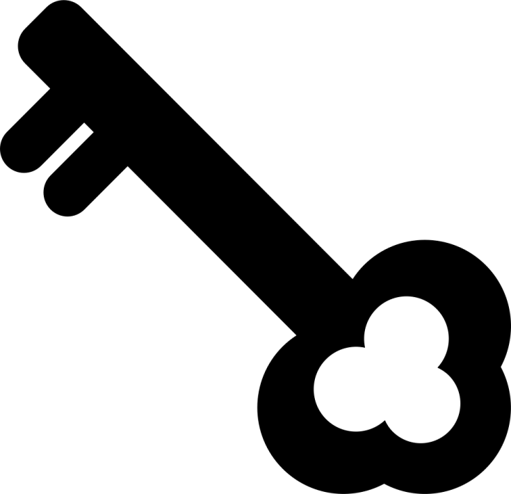 a key with a heart on it