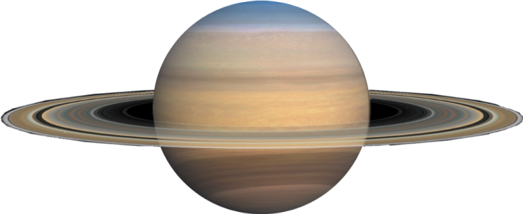 an image of the planet saturn with a ring around it