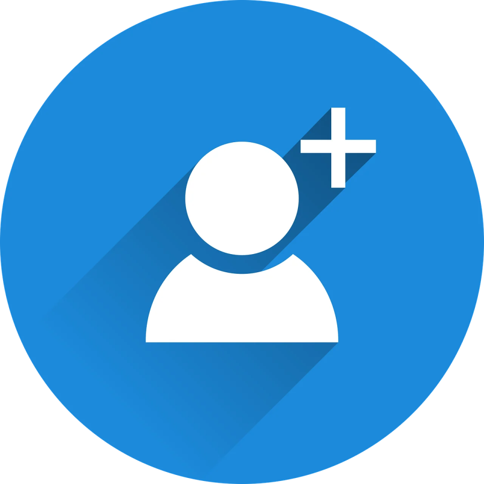 the icon of a person with a cross on it