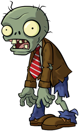 a cartoon zombie in a suit and tie