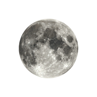 an image of the moon on a white background