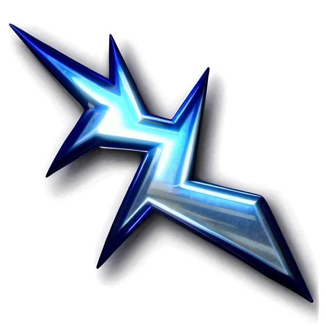 an image of a shiny blue star