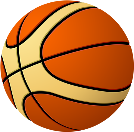 a basketball ball on a white background