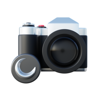 an image of a camera with a lens
