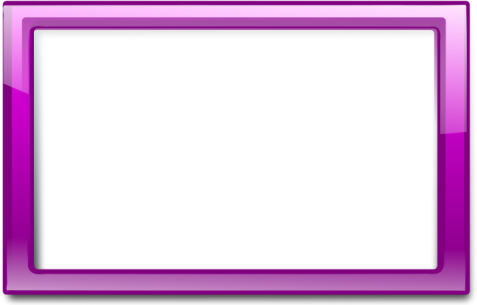 a purple frame on a white background