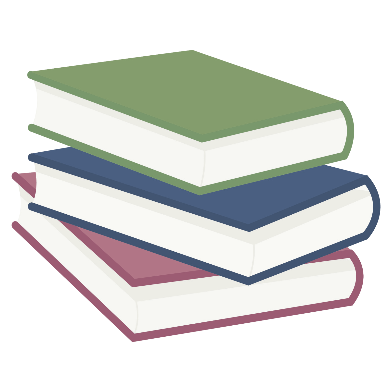 a stack of books
