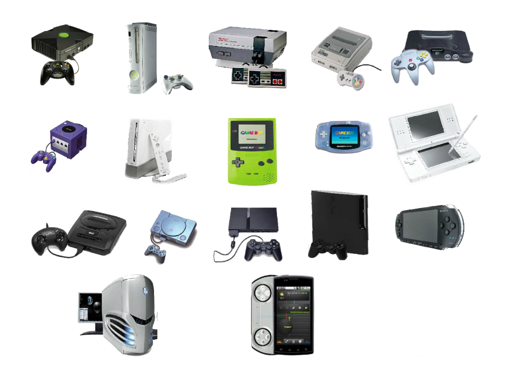 many different types of video game consoles