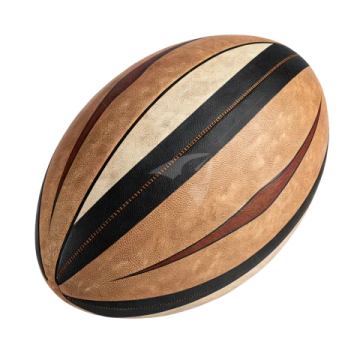 a rugby ball on a white background