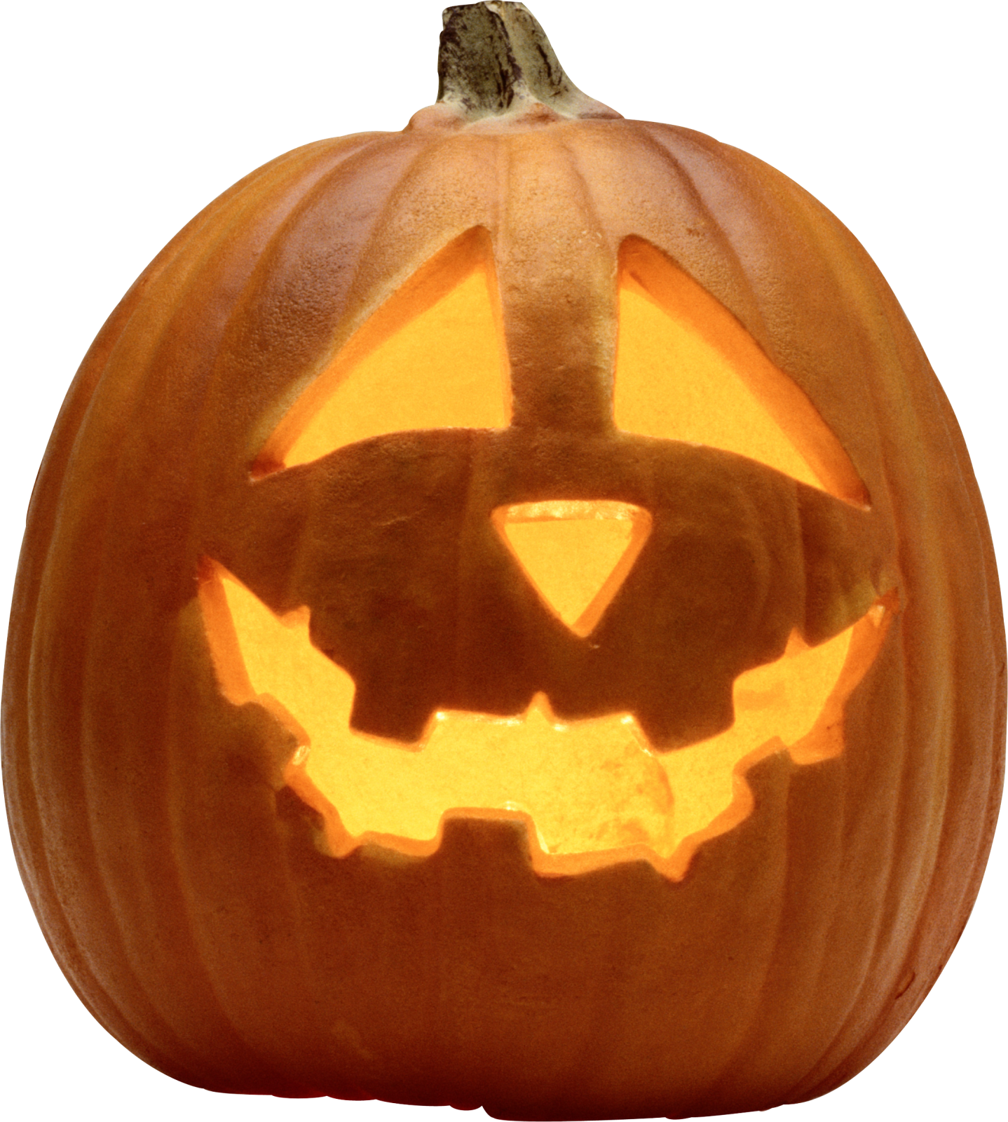 a pumpkin with a carved face on it